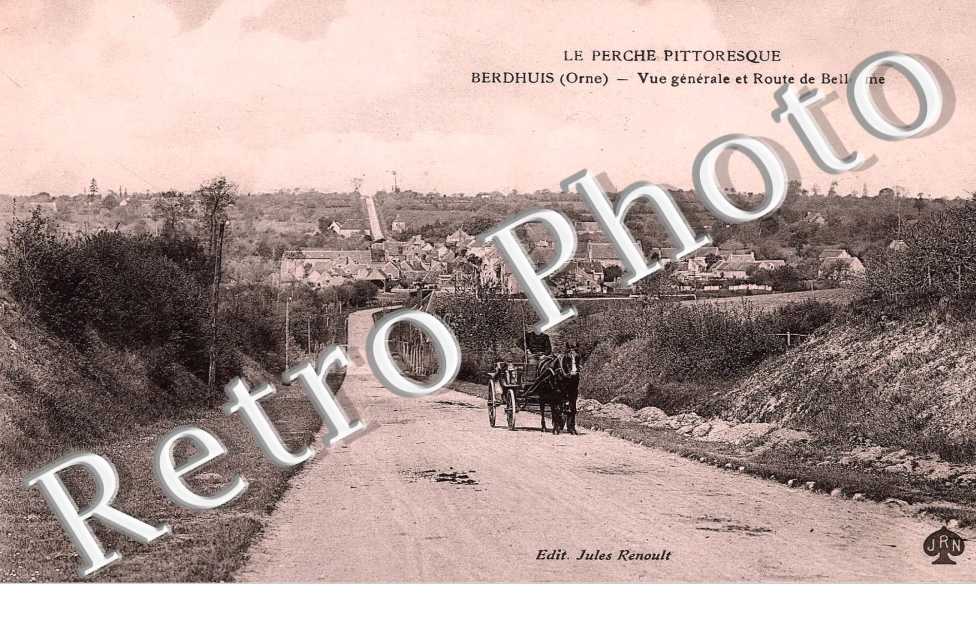 vue generale et route de Bellesme