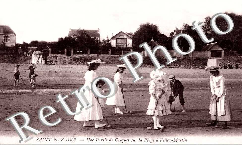 une partie de croquet sur la plage a Villez Martin