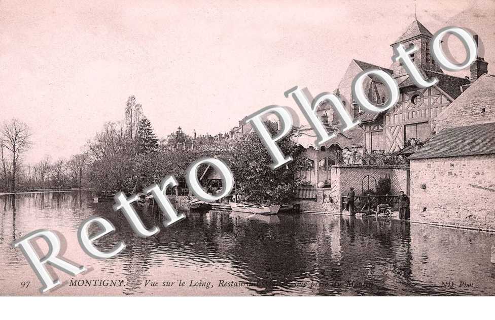 Restaurant Mallet vue prise du moulin