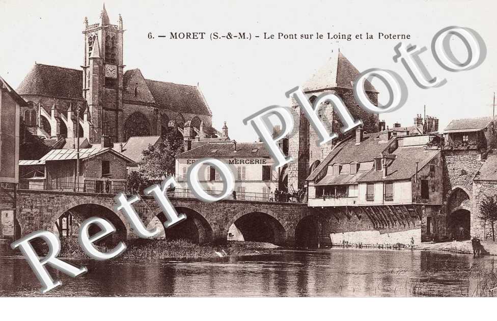 pont sur le Loing et la poterne