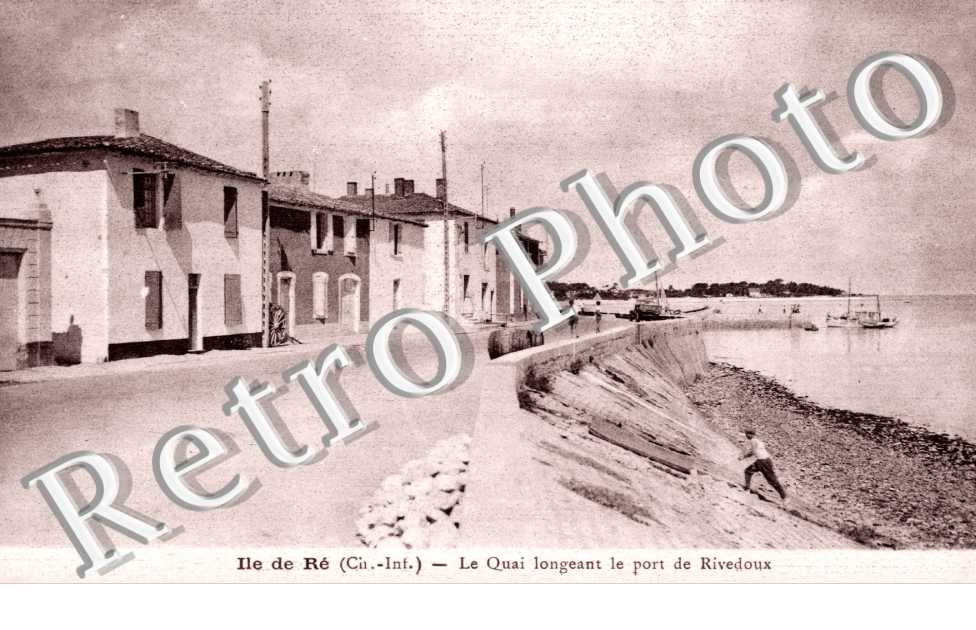 le quai longeant le port de Rivedoux