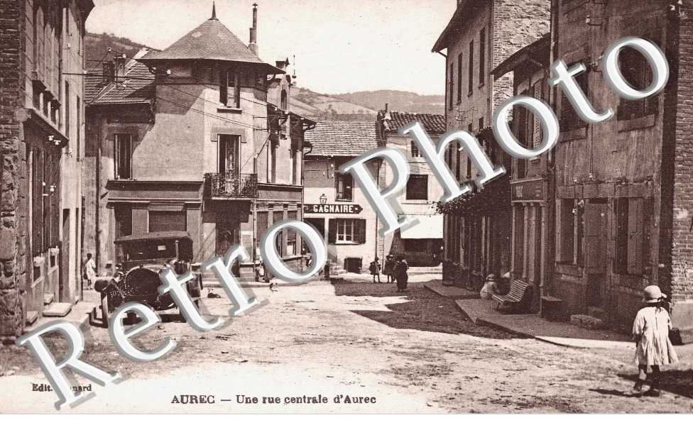 une rue centrale d&#039;Aurec