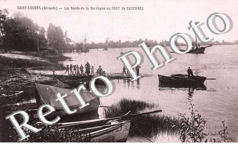 Les bords de la Dordogne au port de cavernes