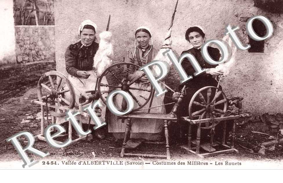 Costumes des Mileres - Les rouets