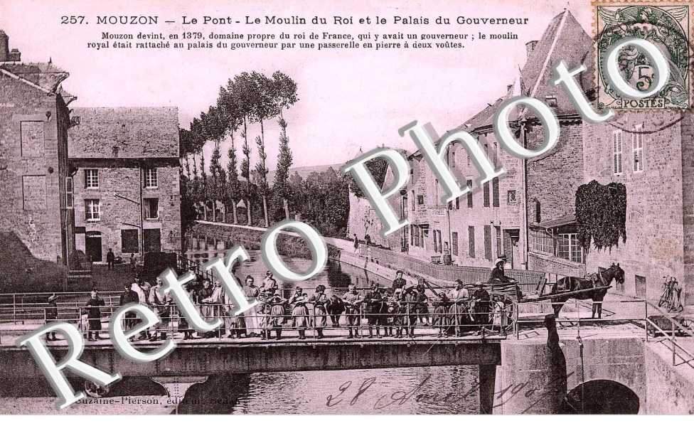le pont-le moulin du roi et le palais du gouverneur