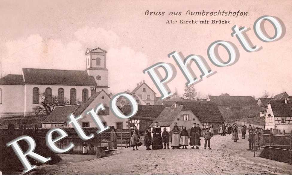 alte kirche mit Brucke