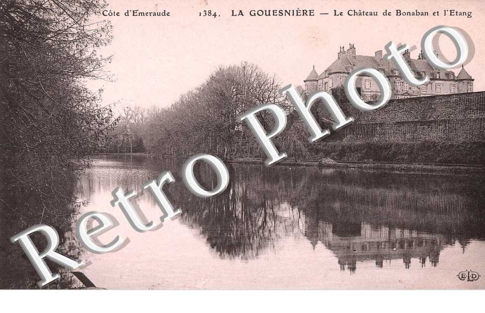 Le chateau de Bonaban et l&#039;etang