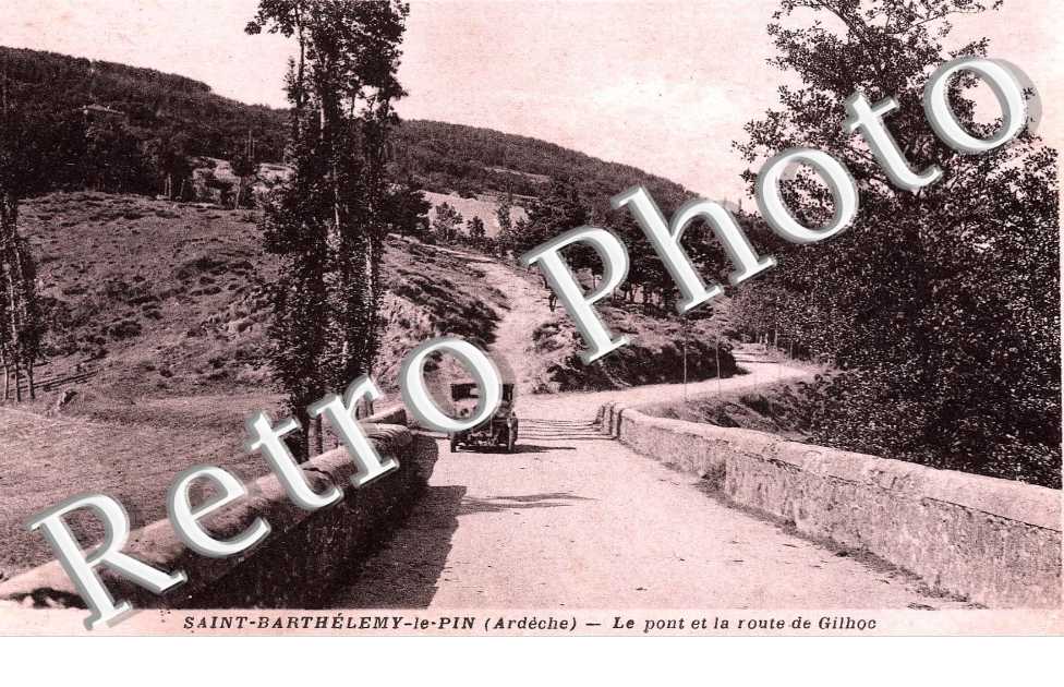 Le pont et la route de Gilhoc