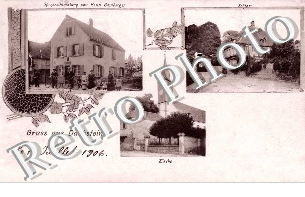 Spezereihandlung von Ernst Bamberger - Schloss - Kirche