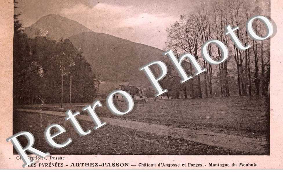Chateau d&#039;Argosse et forges - Montagne du Monbula