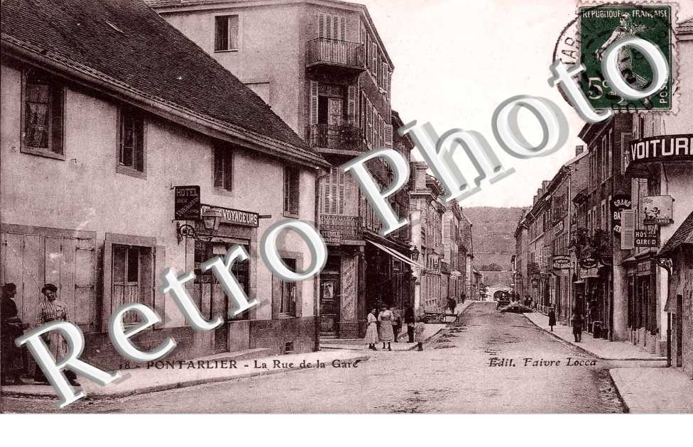La rue de la Gare