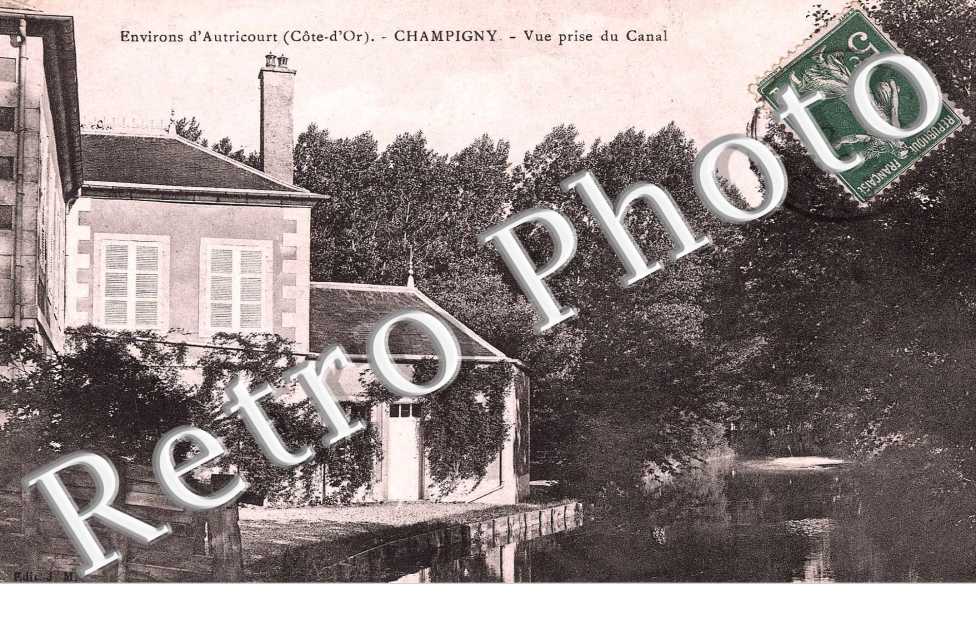 Champigny - vue prise du canal