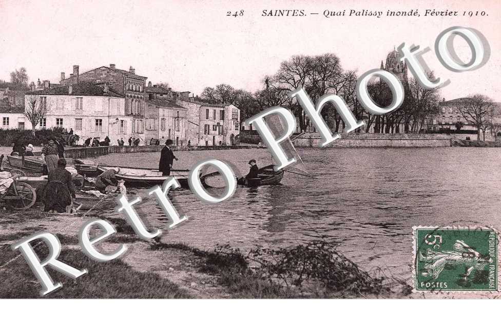 quai palissy inonde - fevrier 1910