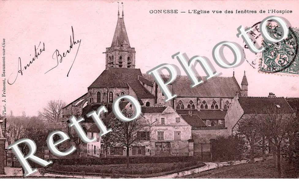 l&#039;eglise vue des fenetres de l&#039;hos.