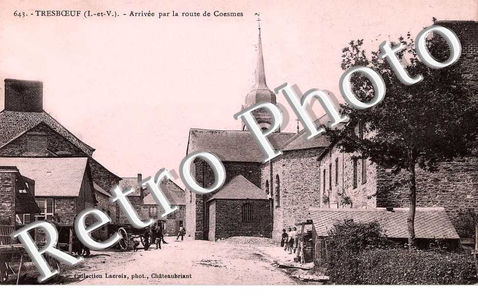 Arrivee par la route de Coesmes