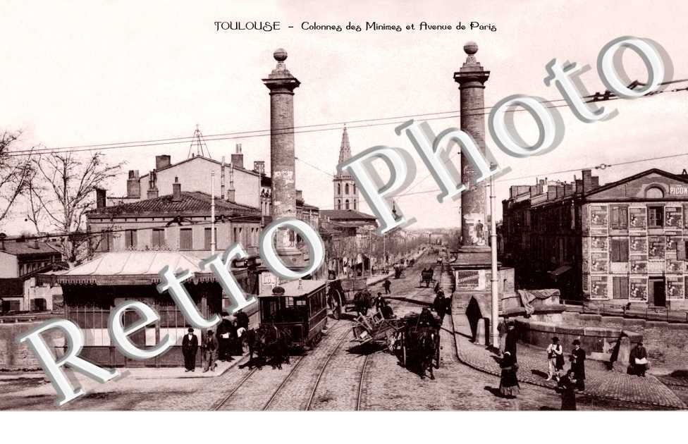colonnes des Minimes et avenue de paris