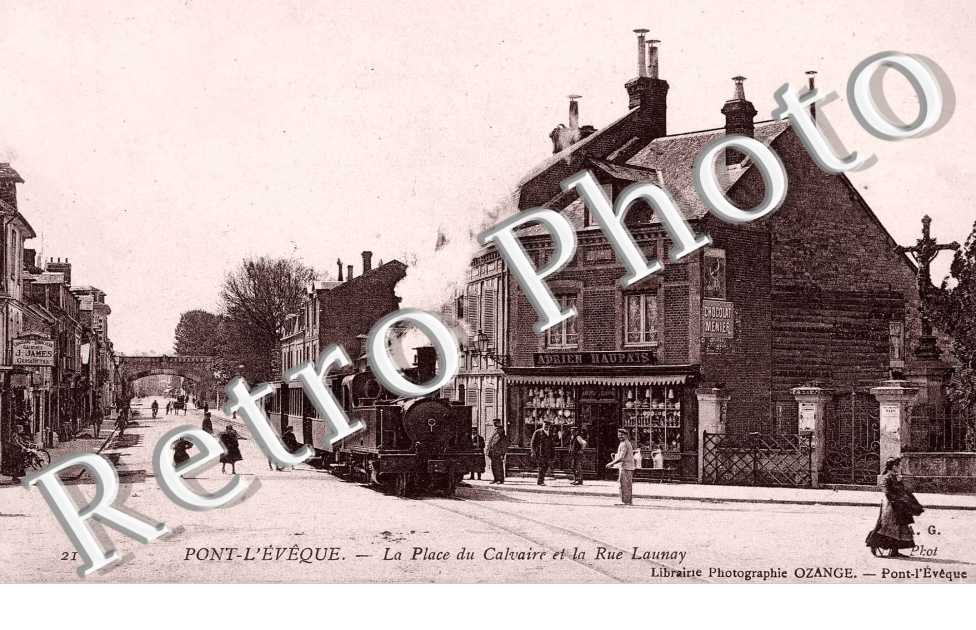 la place du Calvaire et la rue Launay