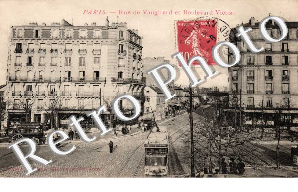 Rue de Vaugirard et Boulevard Victor