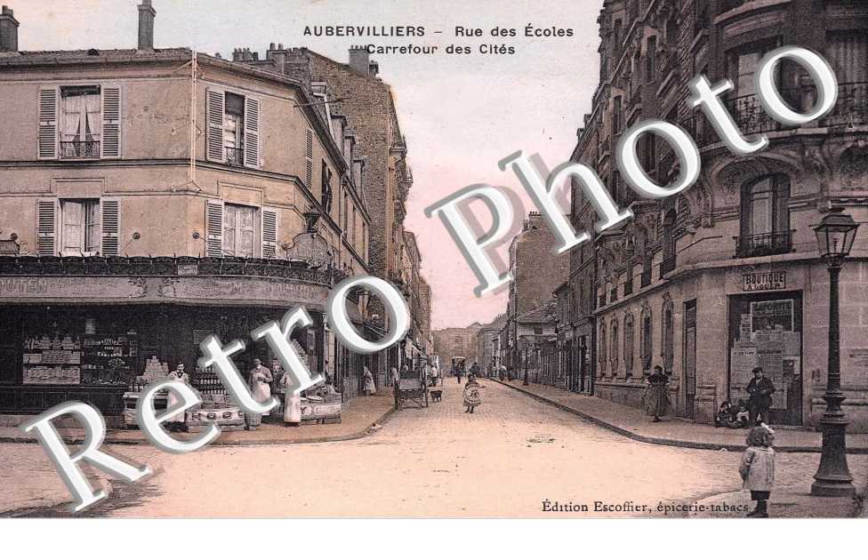 Rue des ecoles - carrefour des cites (couleur)
