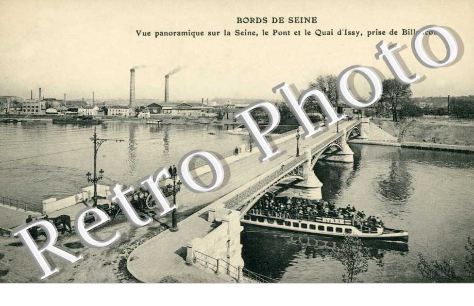 VUE PANORAMIQUE LE PONT ET LE QUAI D&#039;IVRY
