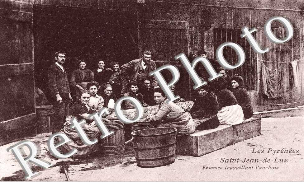 FEMMES TRAVAILLANT L&#039;ANCHOIS