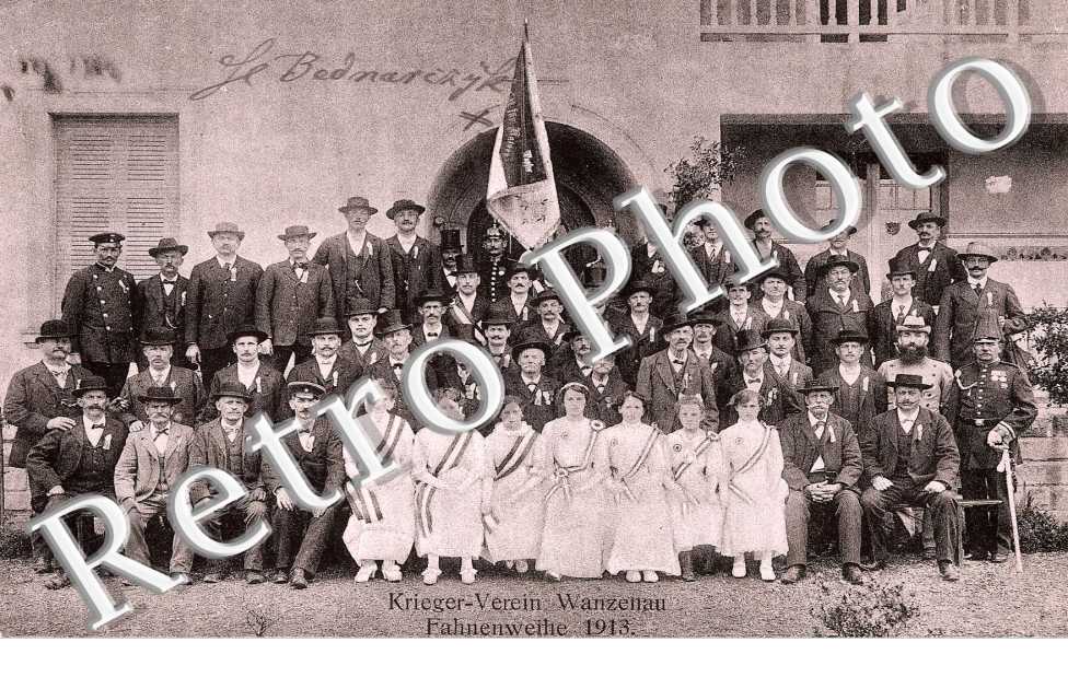krieger - Verein - fahnenweihe 1913