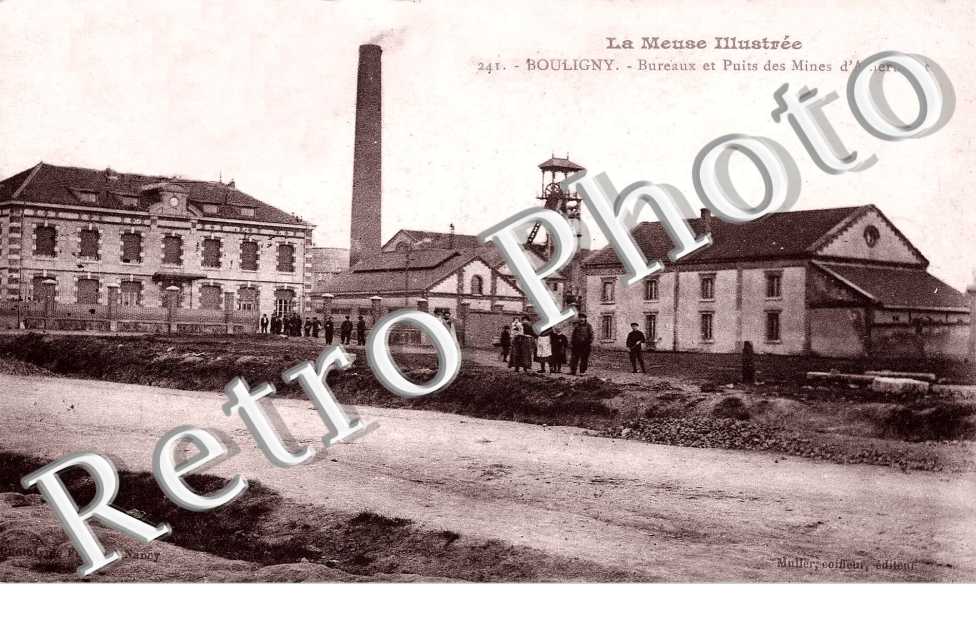 Bureaux et puits ds mines d'Amermont