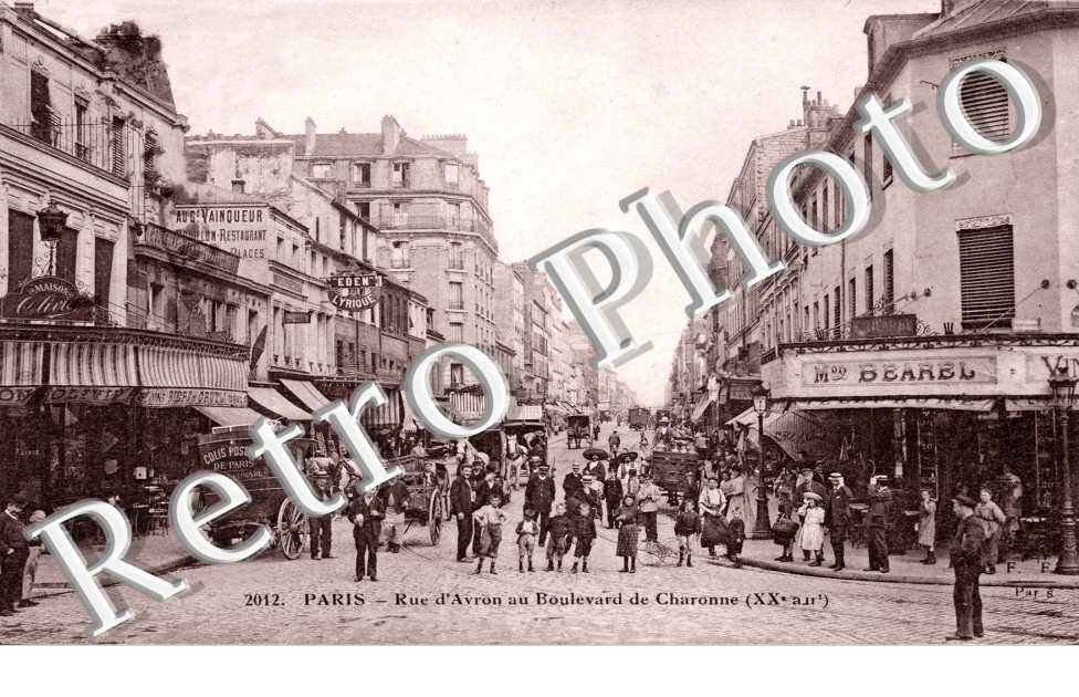 Rue d&#039;Avron au Boulevard de Charonne