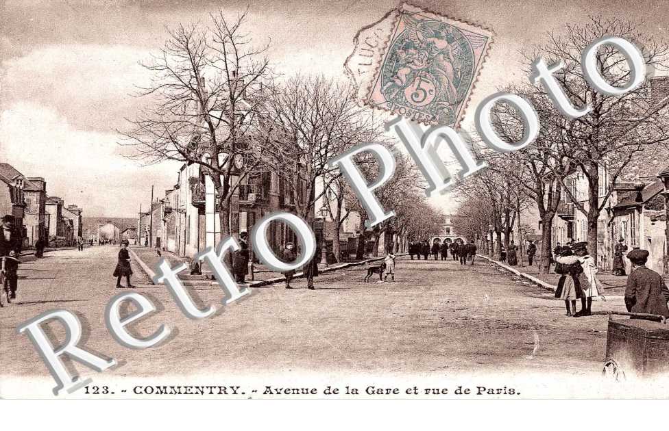 avenue de la gare et rue de Paris