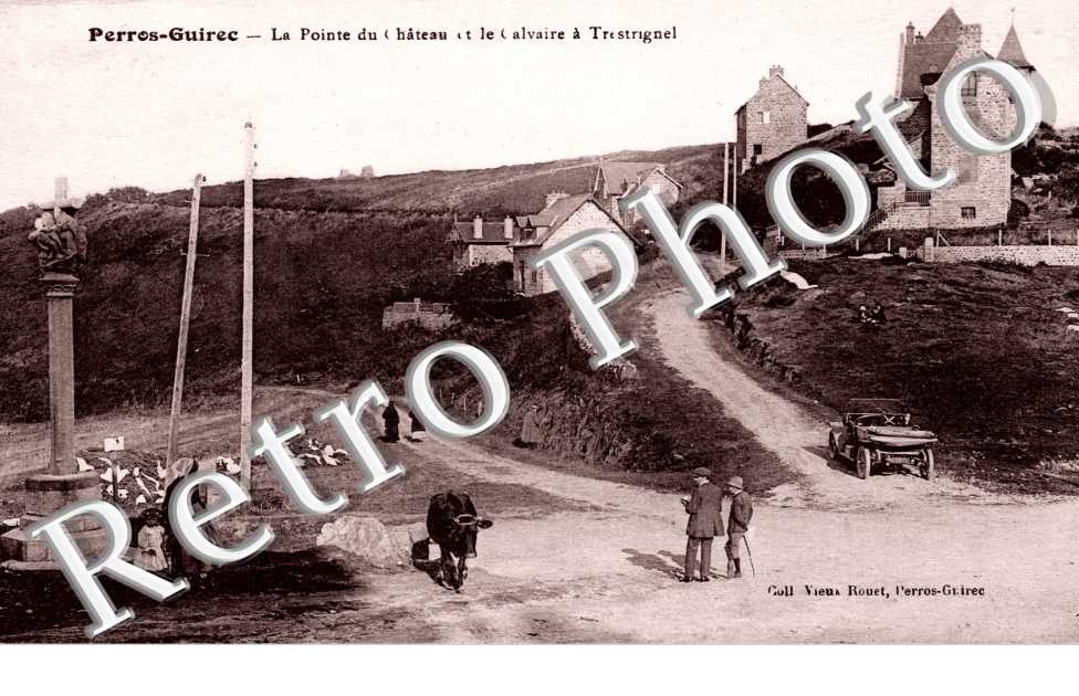 la pointe du chateau et le calvaire a Trestrignel
