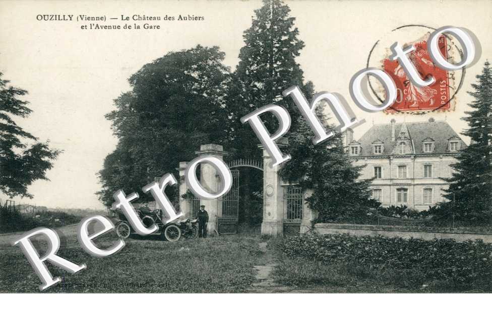 Le Château des Aubiers et l'Avenue de la Gare