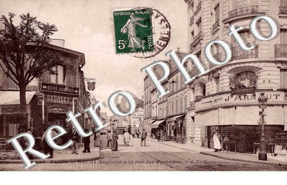 Rue de Bagnolet a la rue des Pyrenees