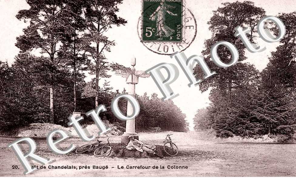 foret de chandelais, le carrefour de la colonne