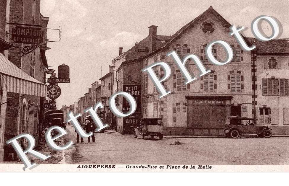 Grande rue et place de la halle - automobiles