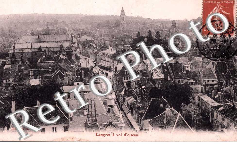 LANGRES A VOL D&#039;OISEAU