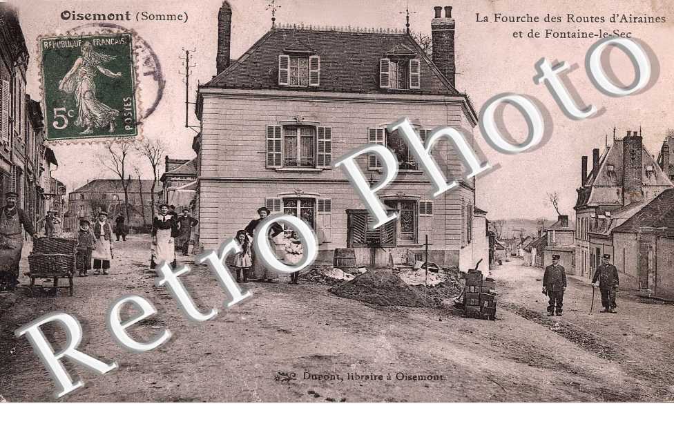 fourche des routes d&#039;Airaines et de Fontaine-le-Sec