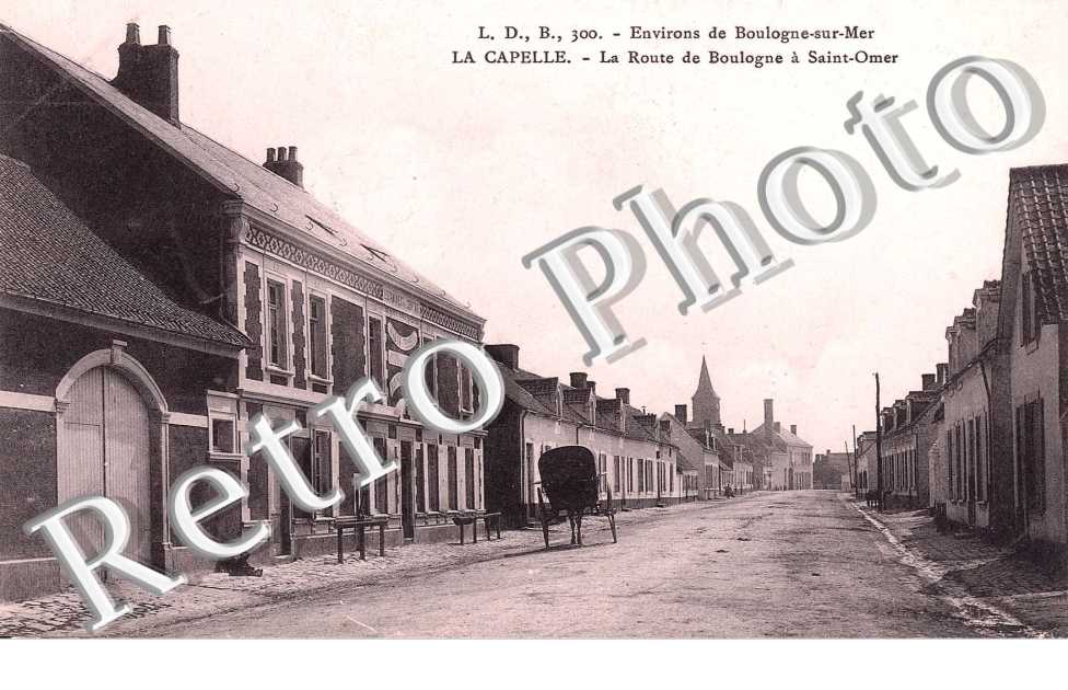 la route de Boulogne a Saint Omer