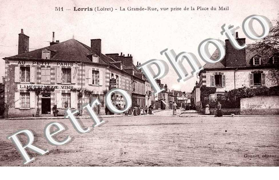 la Grande Rue, vue prise de la place du Mail