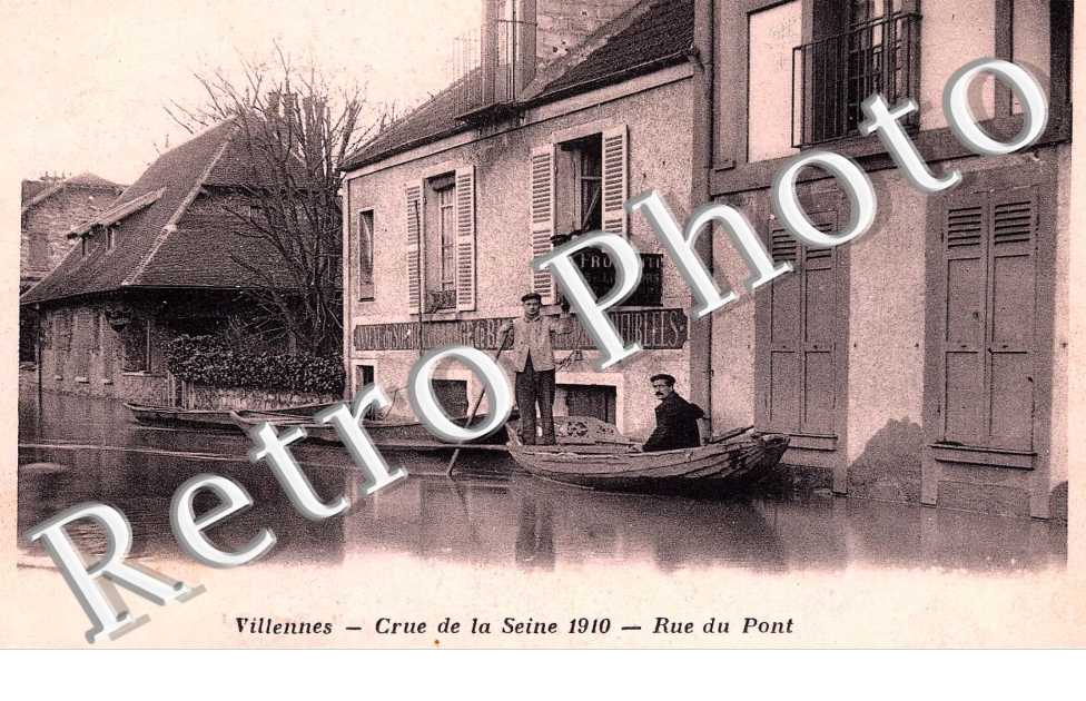 Crue de la Seine - Rue du pont