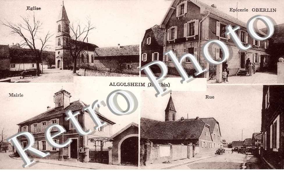 Eglise, Epicerie, Mairie, Rue