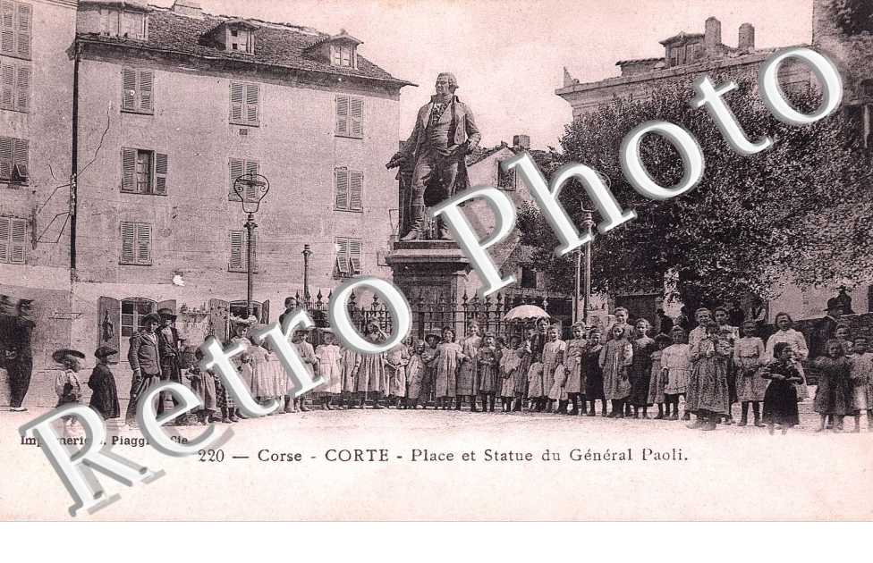 place et statue du general paoli