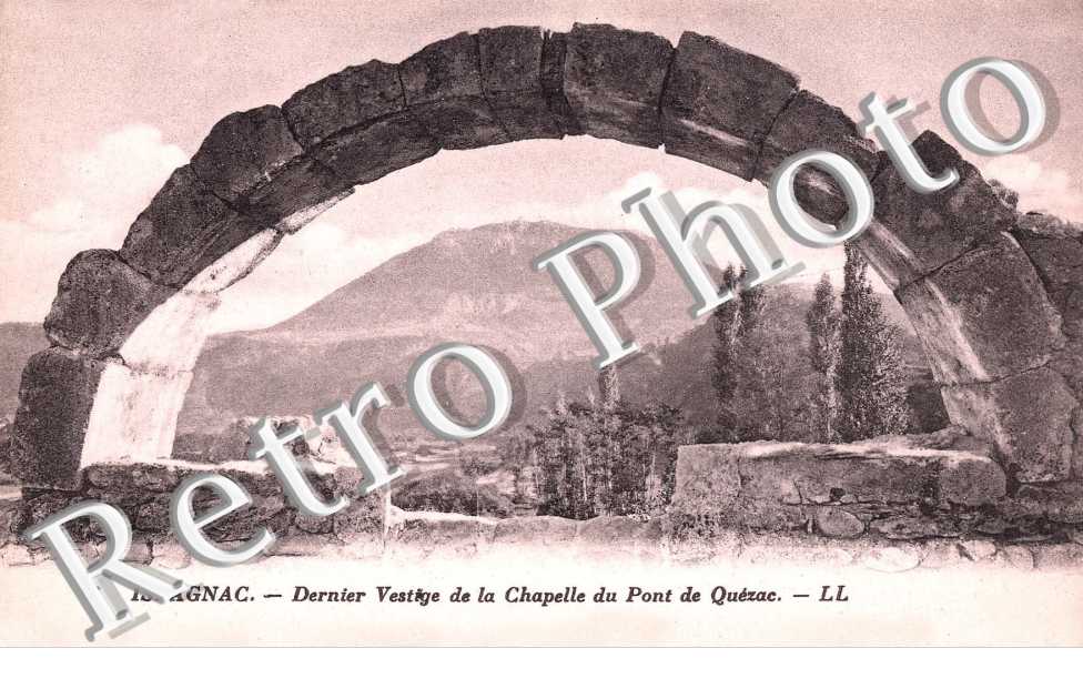 dernier vestige de la chapelle du Pont de Quezac