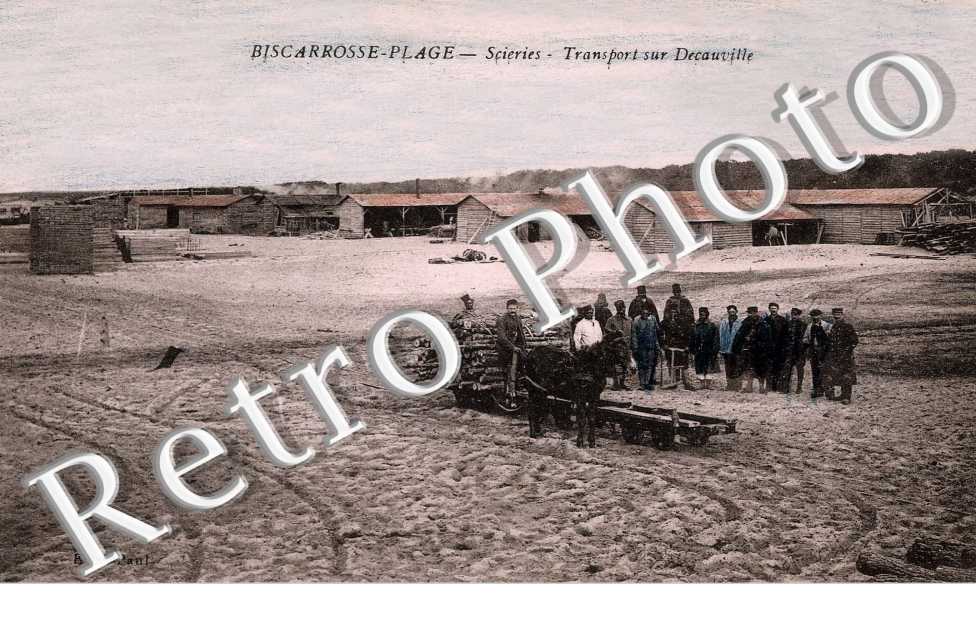 Scieries - transport sur Decauville