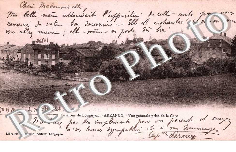 environs de Longuyon, vue generale prise de la gare