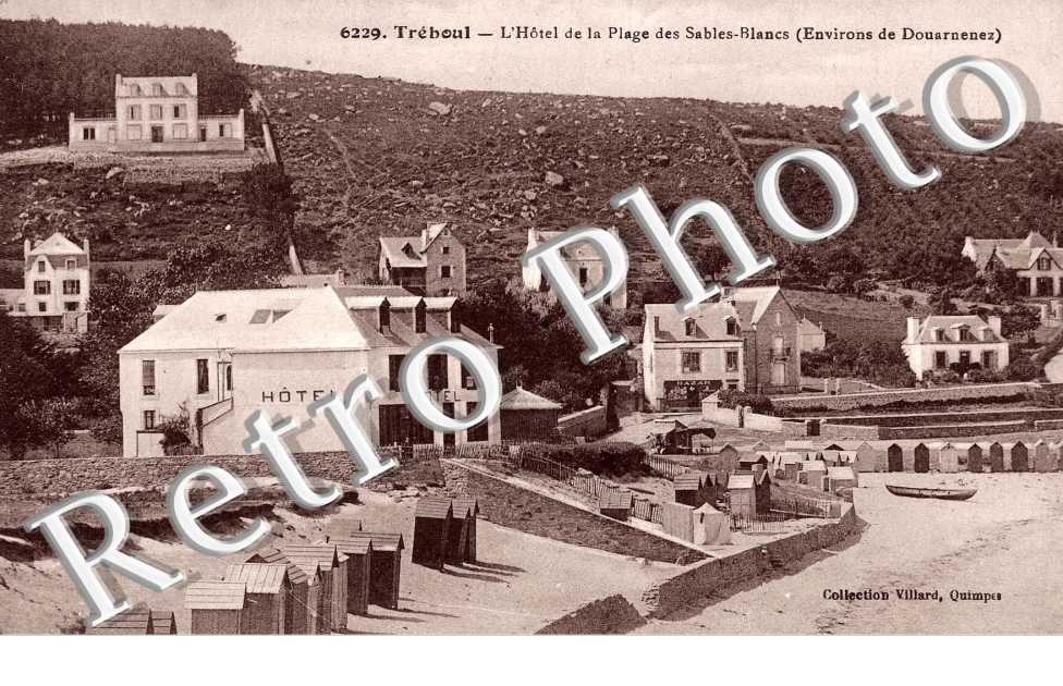 Treboul, L'hotel de la plage des sables blancs
