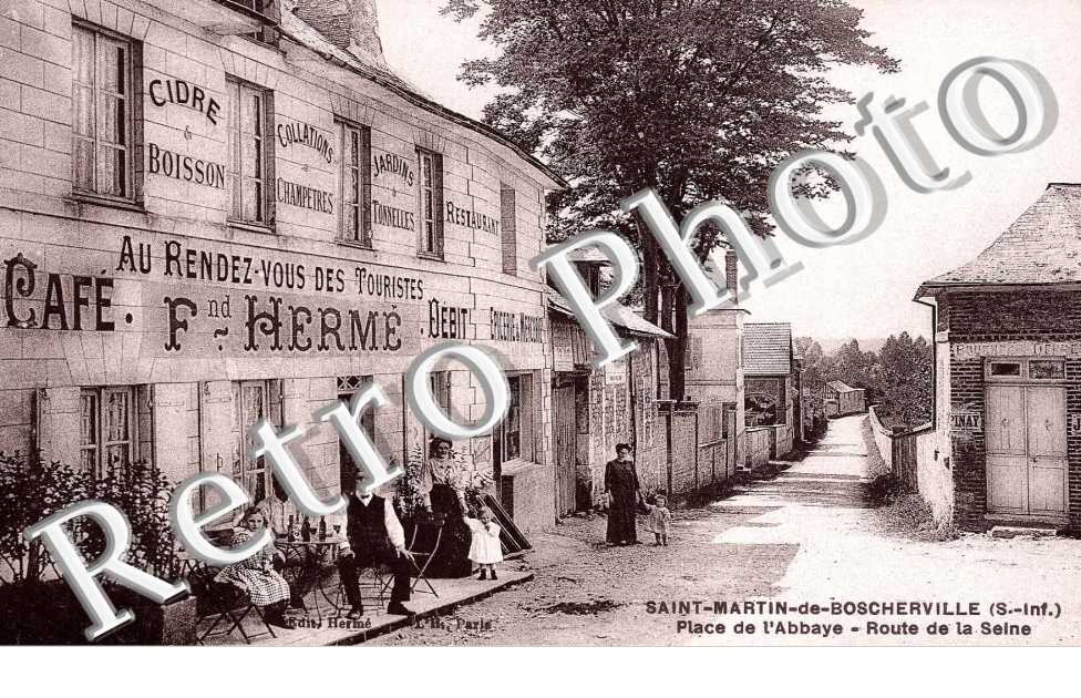 Place de l&#039;abbaye - Route de la Seine