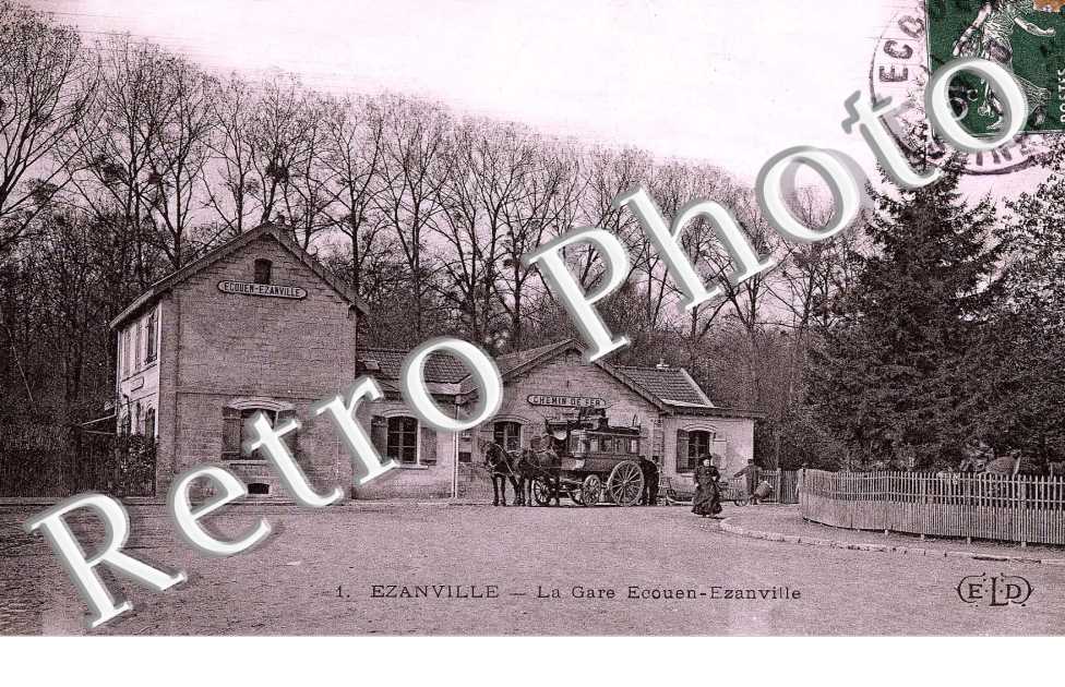 La gare Ecouen-Ezanville