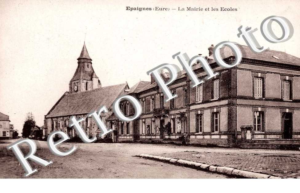 la mairie et les ecoles