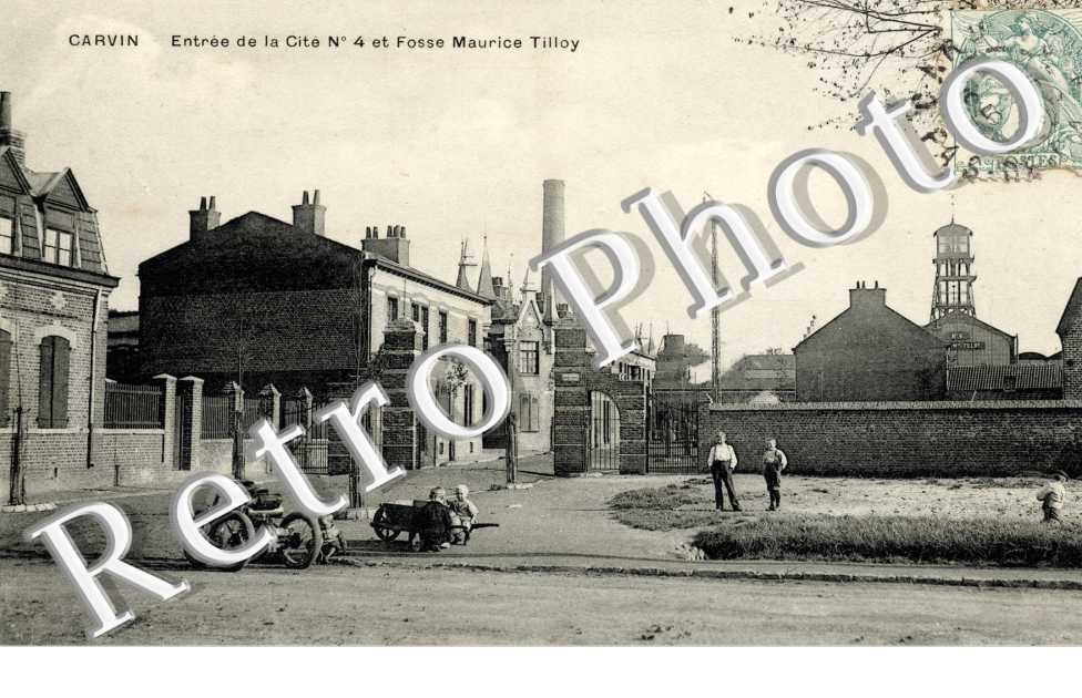 ENTREE DE LA CITE N°4 ET FOSSE MAURICE TILLOY