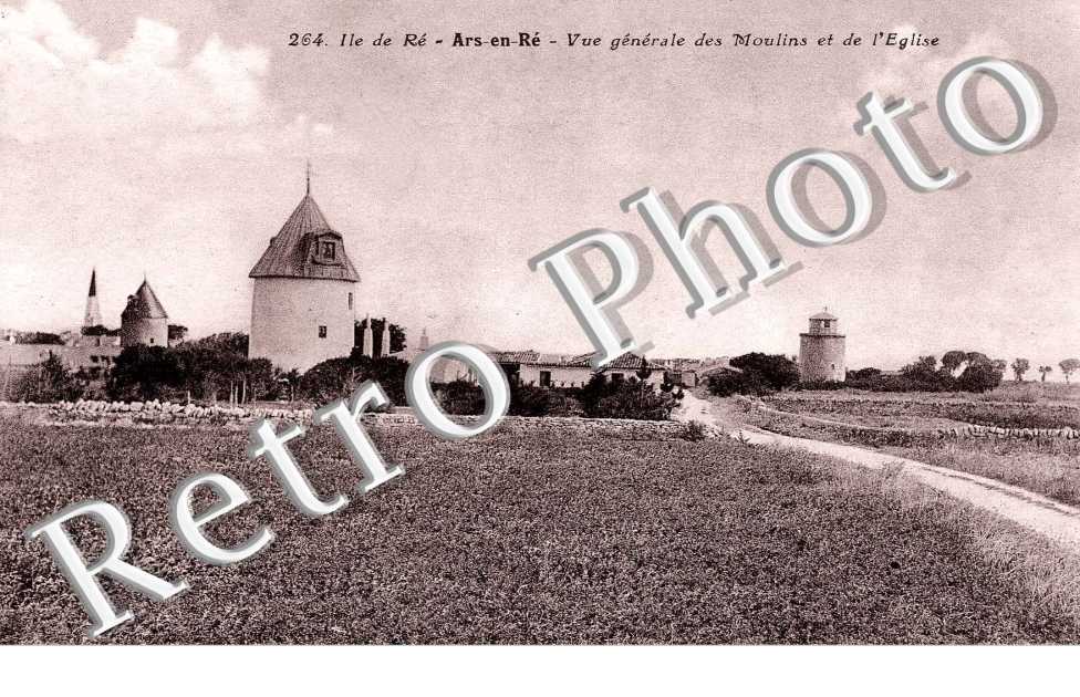 Vue générale des Moulins et de l&#039;église